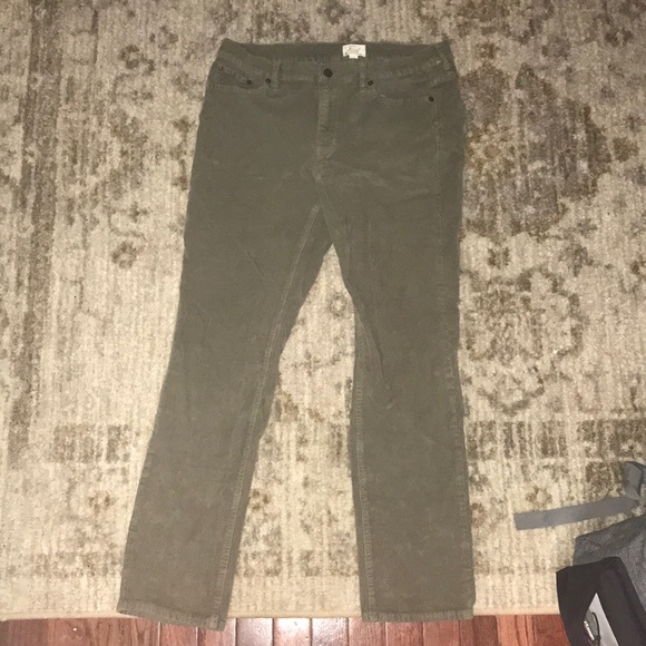 J. Crew Corduroy Pants - Green - Picture 3 of 6